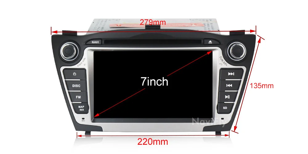 NaviFly чистый Android9.0 ips DSP 4G wifi Автомобильный gps навигатор для hyundai Tucson IX35 автомобильный dvd-плеер Радио Аудио BT Камера просмотра