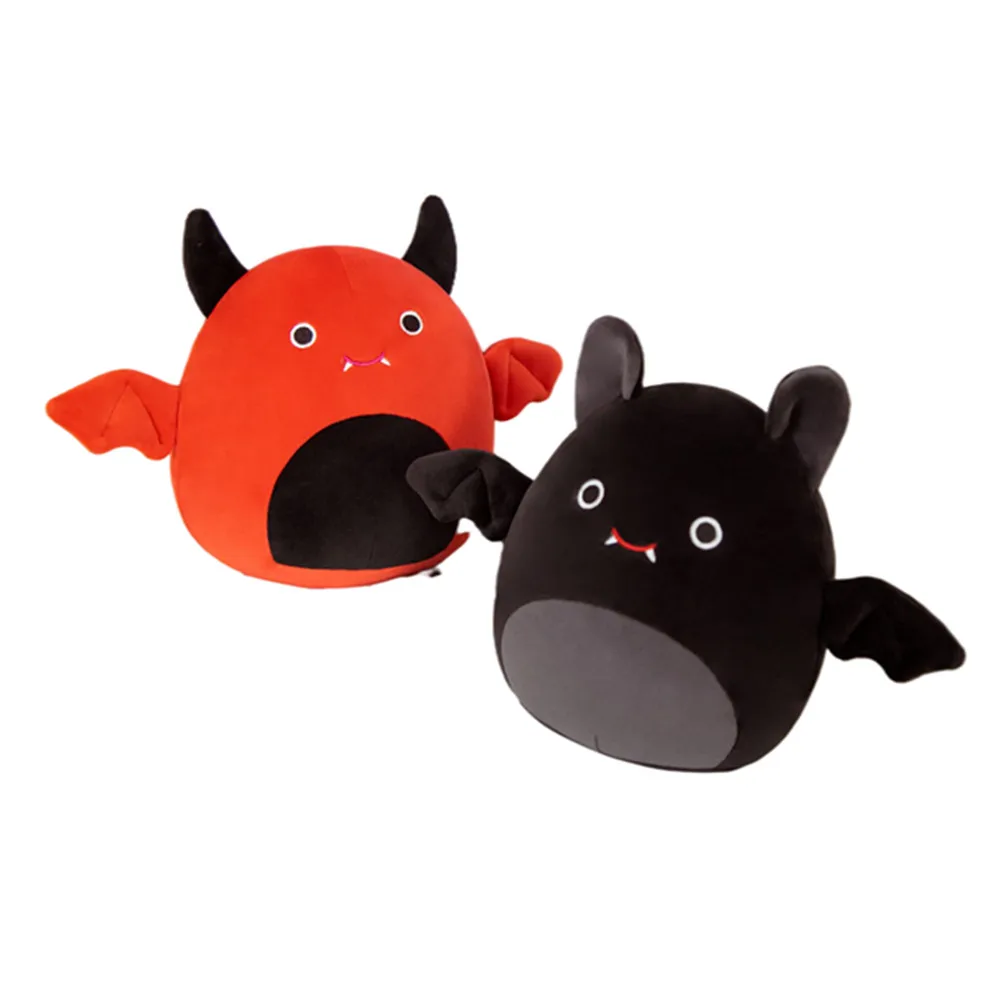 

30Cm Plush Demon Elf Bat Plush Dolls Cartoon Animals Soft Plush Stuffed Toys Cute Black Red Devil Bat Pillows Plush