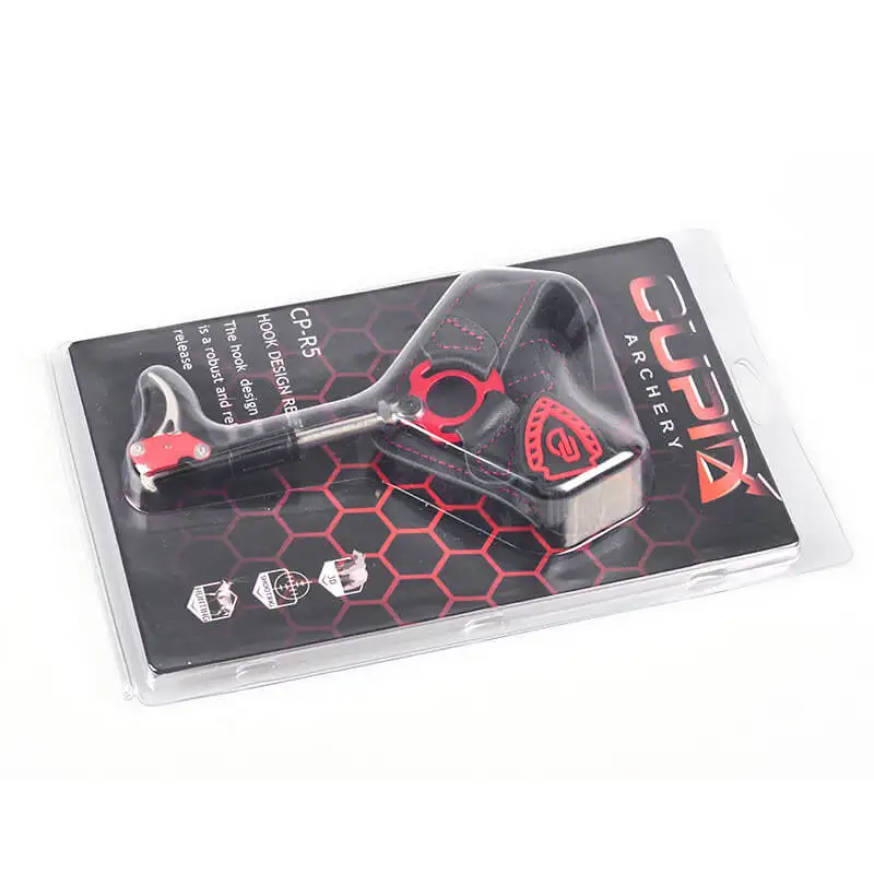 

Leather Wrist Release Aids Thumb Trigger Caliper Bow Release for Compound Bow