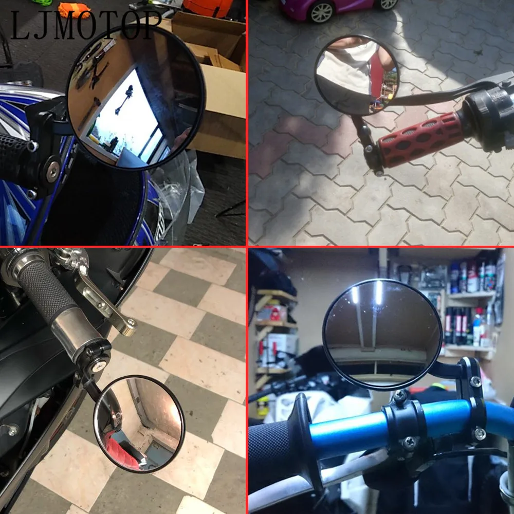 

Newest For YAMAHA YZ125 YZ250F YZ450F YZ250X YZ250FX YZ450FX 7/8" 22mm Universal Motorcycle Rearview Mirrors Handle Bar End