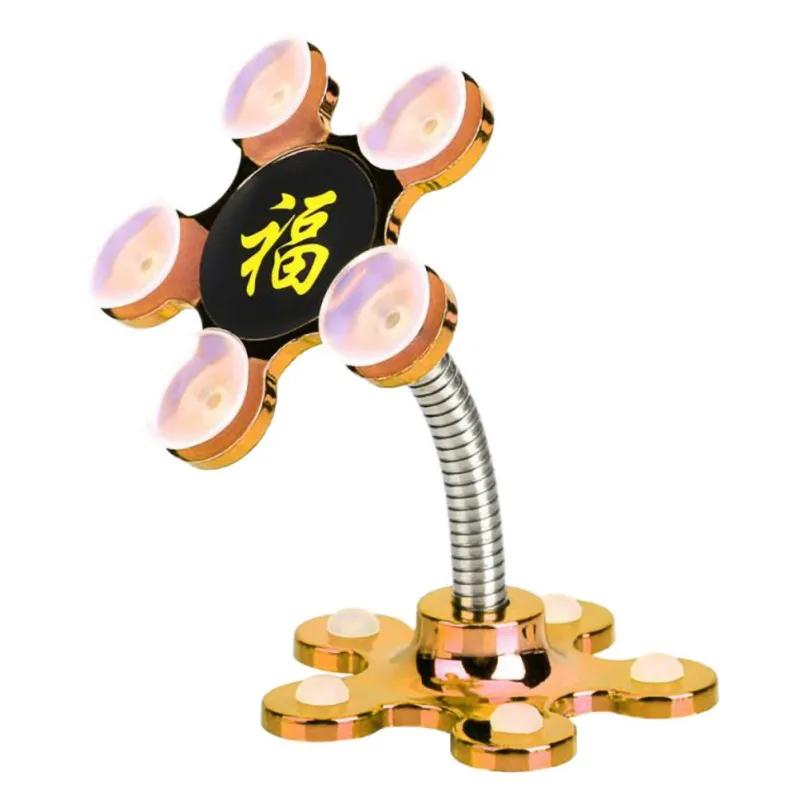 Автомобильный держатель на присоске для телефона вращение 360 присосок подставка