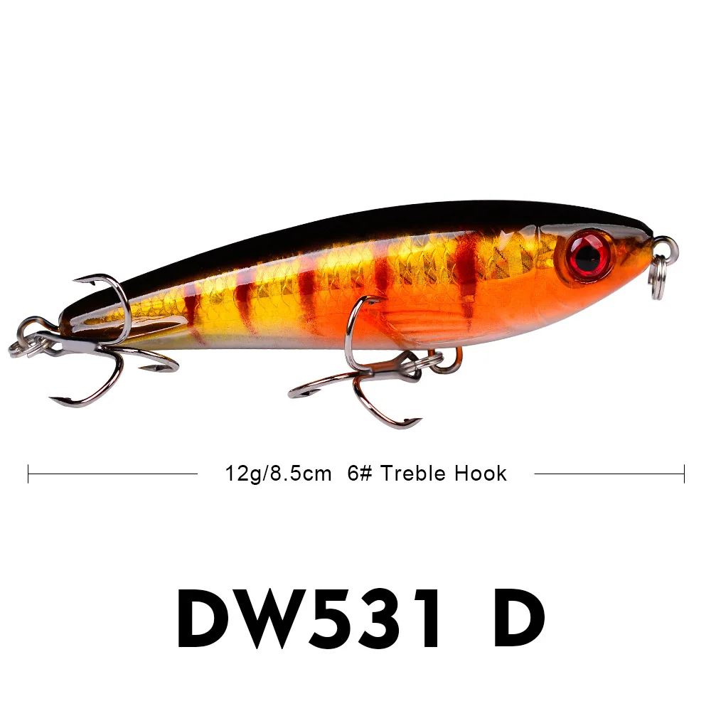 8.5cm 12g Rattling And Vib For Winter Crankbaits Fishing Tackle Lure VIB Hard Artificial Bait Sinking Wobblers For Pike