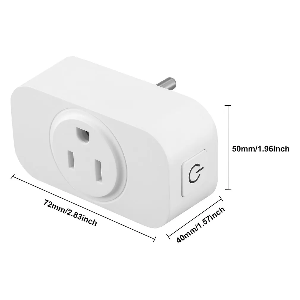 Умная Wi Fi розетка 250V 16A дома в стиле граффити синхронизации голосового