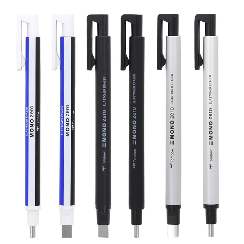 Моно ластик Tombow zero плоский/Сверхтонкий с резиновым наконечником