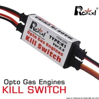 rcexl opto gas engine kill switch shut down version 2 0 for rc gasoline airplane dle engieen fix wing plane