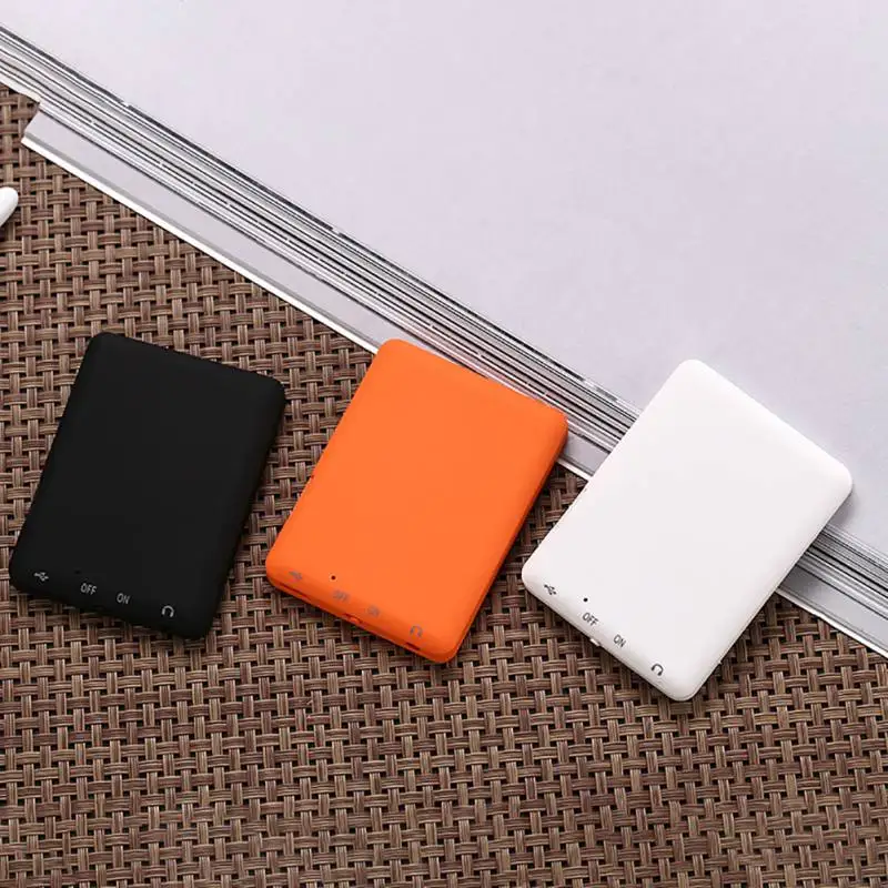 Ультратонкий MP3-плеер 1 8 дюйма с цветным экраном поддержка 32 ГБ tf-карта 13 языков