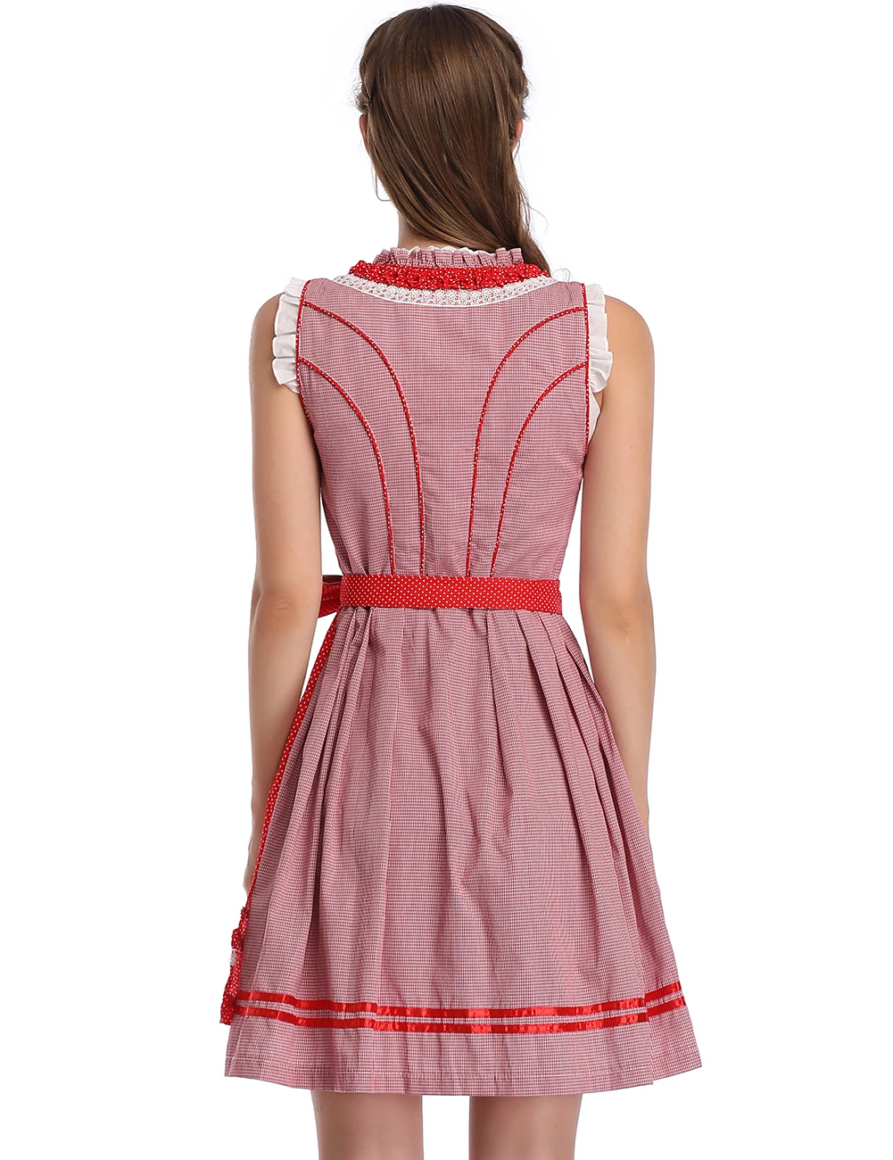 Женский костюм KOJOOIN [Gemany Size] для баварского Октоберфеста Хэллоуина карнавала -