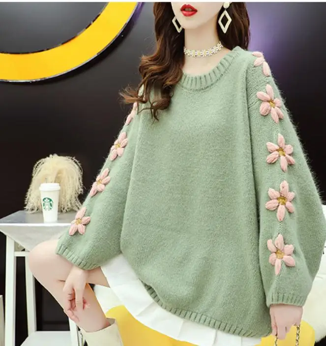 

2021 spring and autumn winter with New style fashion Long sleeve Women's Sweater coat