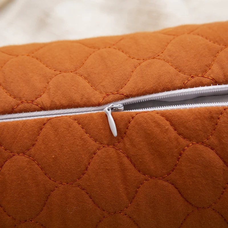 Длинная Подушка ярких цветов внутренняя гречишная шелуха хлопковая круглая