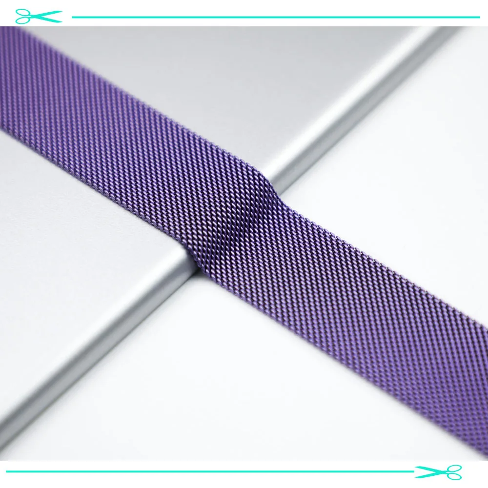 lavender Миланская петля для Apple Watch 5 ремешок iwatch 4 ремешок 44 мм 40 мм 42 мм 38 мм браслет из нержавеющей стали Apple watch 5 4 3 2 аксессуары - Цвет ремешка: lavender