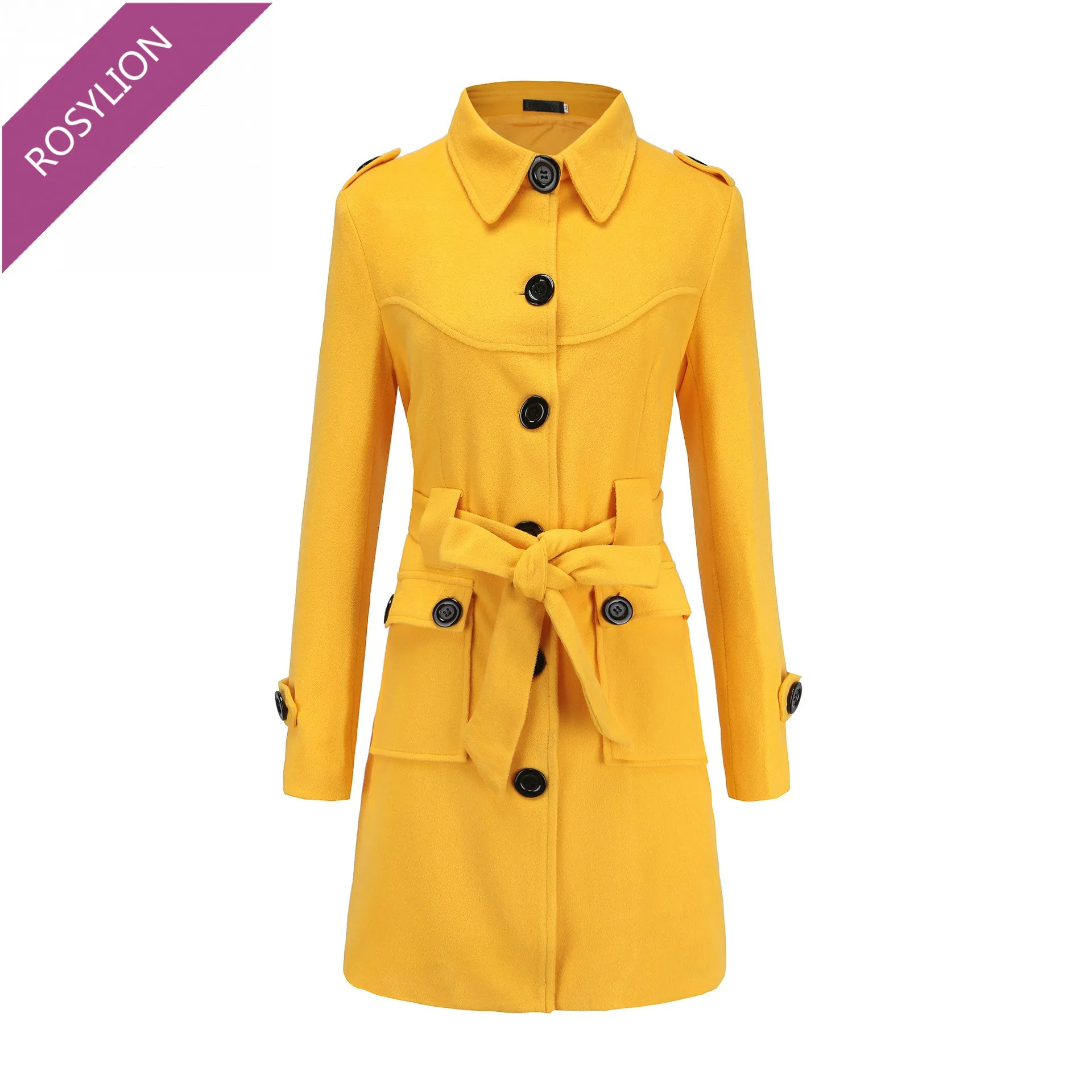 Осень зима лидер продаж разноцветные женские пальто зимнее облегающее длинное