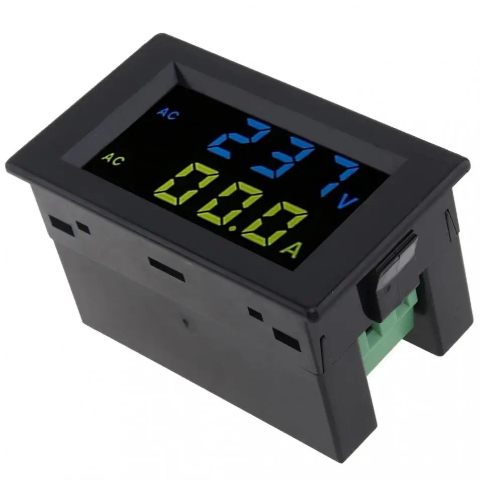 High Precision D85-2042A AC 80-500V 100A Dual Display LED Volt Amp Meter with Current Transformer | Инструменты