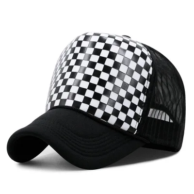 Взрослых Trucker Кепки Для мужчин и Для женщин хип-хоп панк-рок Snapback Шапки мужские летние Зонт Mesh Бейсбол шляпа 20 Цвета - Цвет: A69