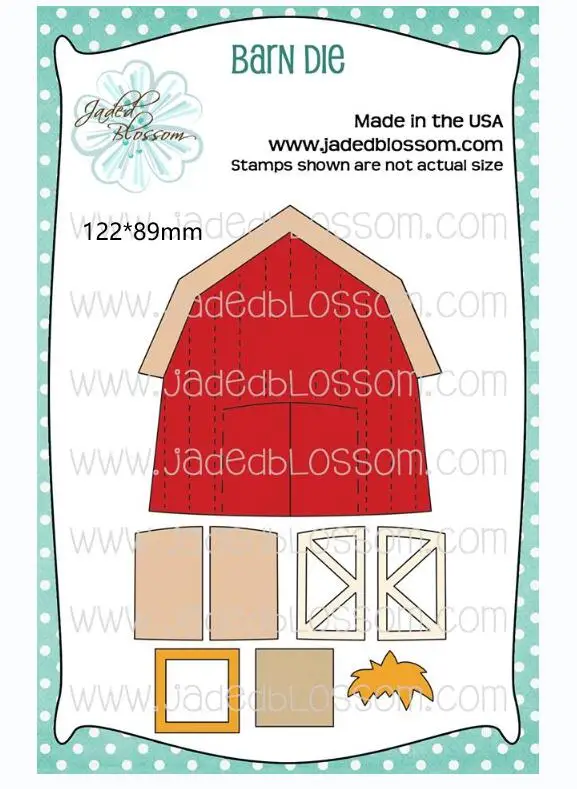 Металлические штампы для резки форма сарая карточек скрапбукинга бумаги