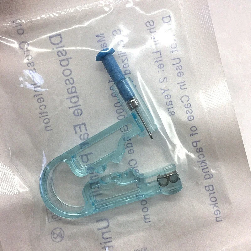 

Jewelry Tools Disposable Ear Gun Sterile Ear Piercing Gun Ear Piercing Gun Get One's Ears Pierced Ear Piercing with Alcohol Pad