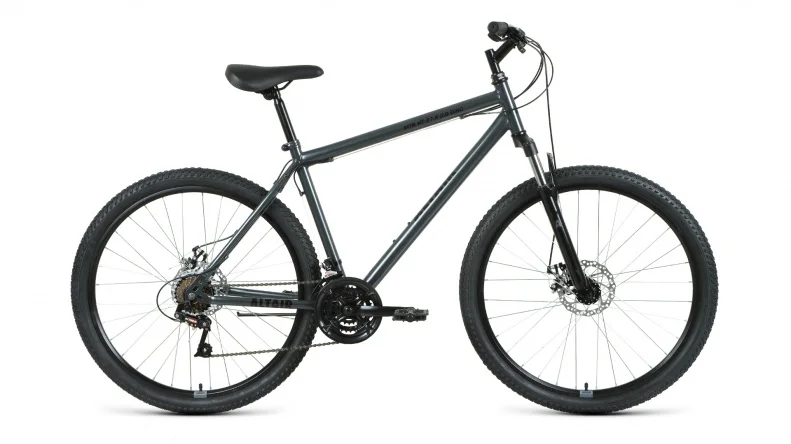 Велосипед 27 5' Altair MTB HT 5 2.0 disc 21 скорость тёмно серый/чёрный 20 г|Велосипеды| |
