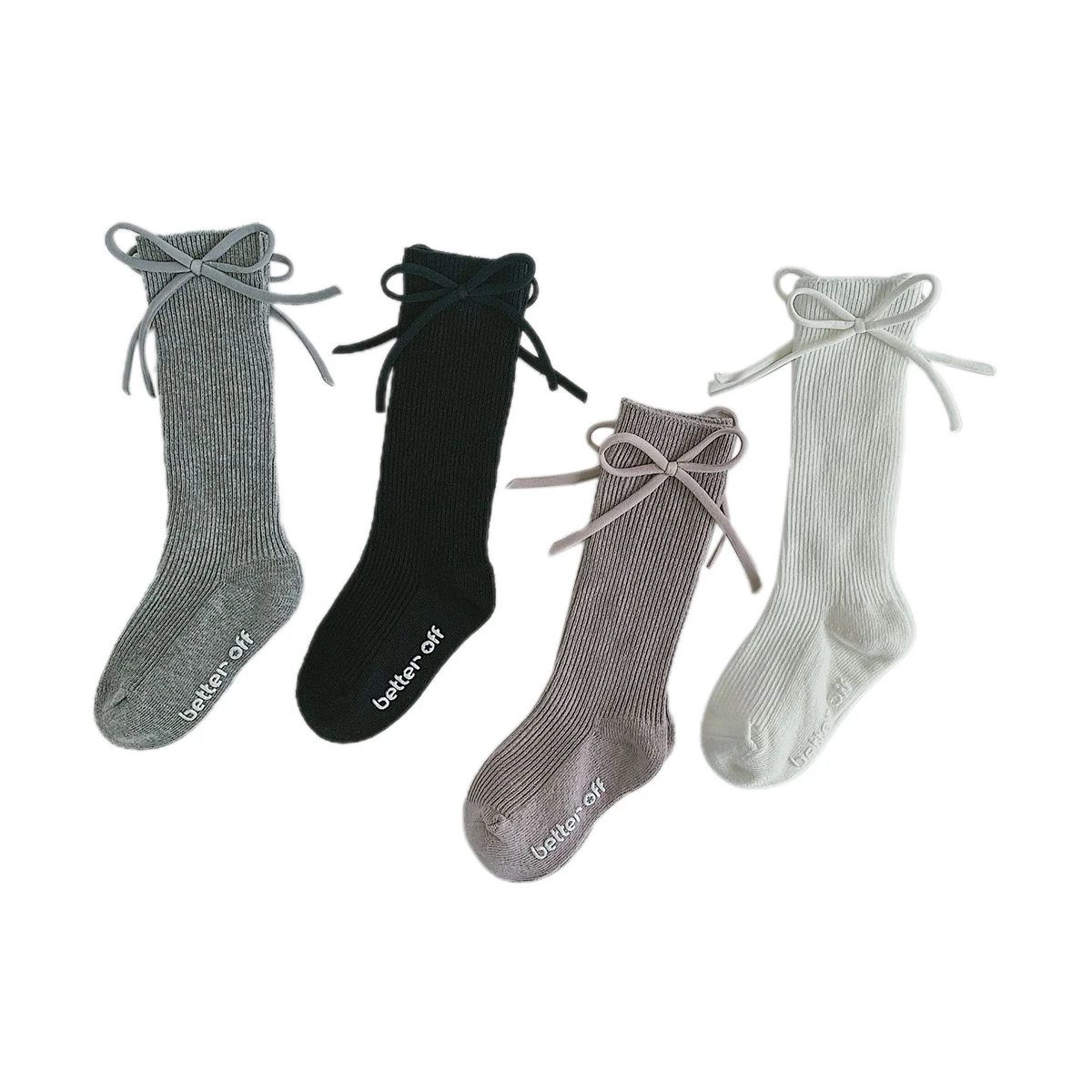 Детские однотонные штаны для девочек с бантом носки детей ясельного возраста