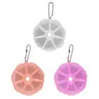 Портативный круглый контейнер для таблеток на 7 дней на неделю, контейнер для таблеток в капсулах, держатель для витаминов и лекарств, органайзер для хранения, контейнер, чехол