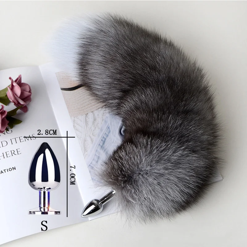 Super Fat Fox Tail Plug Size Changeable Anal Butt Removable Sex Erotic BDSM Toys for Woman Couples Adult Games | Красота и здоровье
