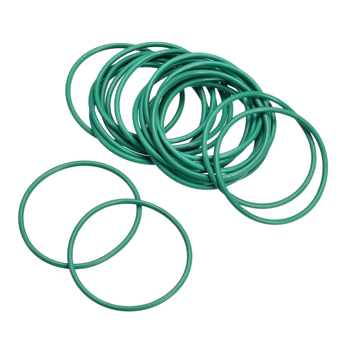 

20 шт., уплотнительные кольца uxcell из фторрезины, диаметр 33 мм, внутренний диаметр 30 мм, ширина 1,5 мм, зеленая уплотнительная прокладка предотвр...
