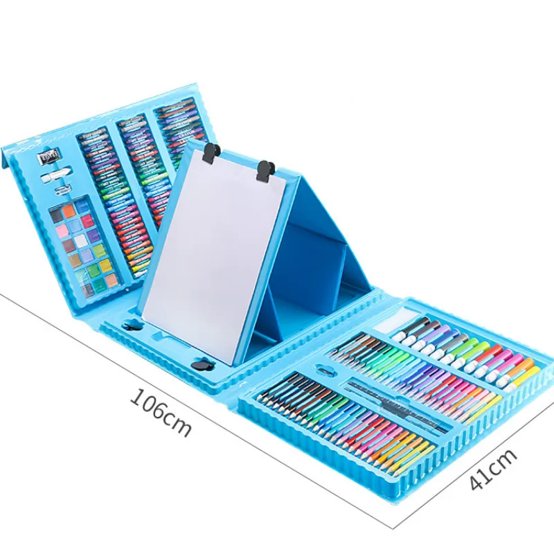 208 шт. набор кистей для рисования акварелью и маркерами детский инструменты детей