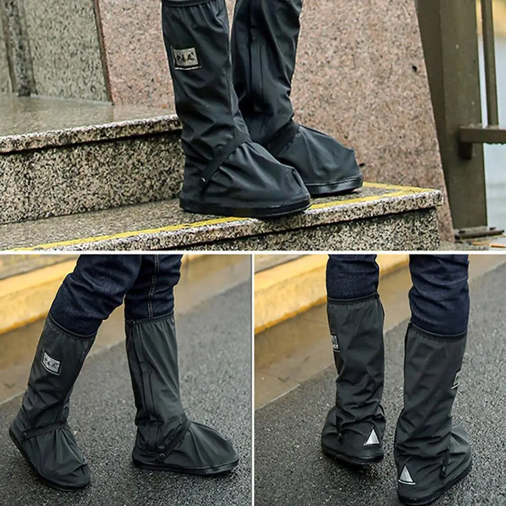 

ROLKETU Hot Sell Creative Waterproof Reusable Motorcycle Cycling Bike Rain Boot Shoes Covers Rainproof Shoes Cover Rainproof