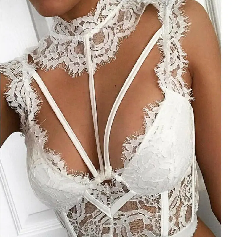 

Sexy Lace Women Crop Top Floral Bralette Bralet Bra Bustier Cami Unpadded Tanks Vests Summer Casual Tank Tops