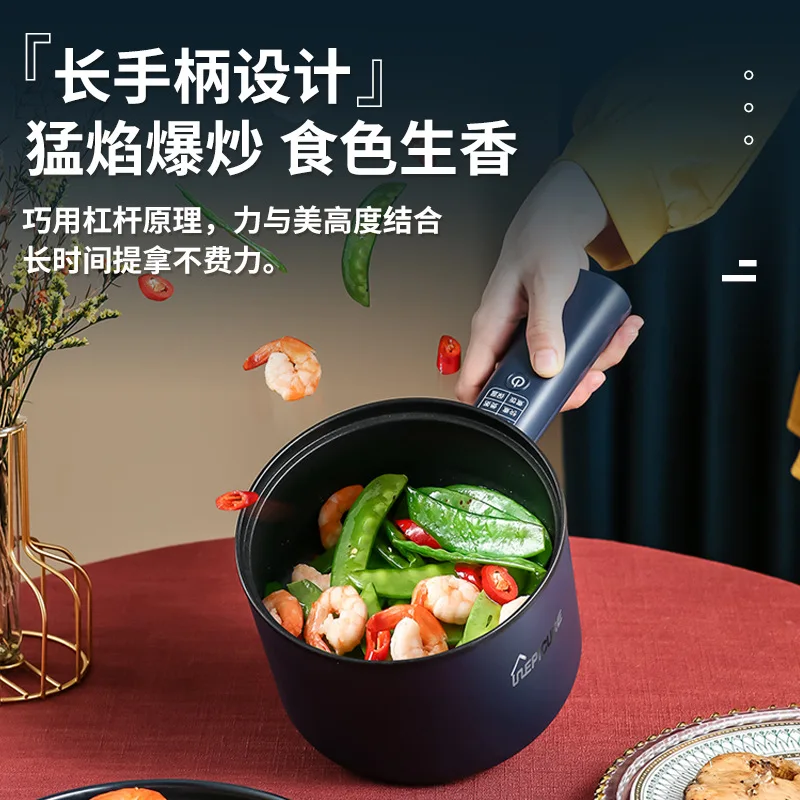 Многофункциональная электрическая сковорода антипригарная маленькая для 1-2