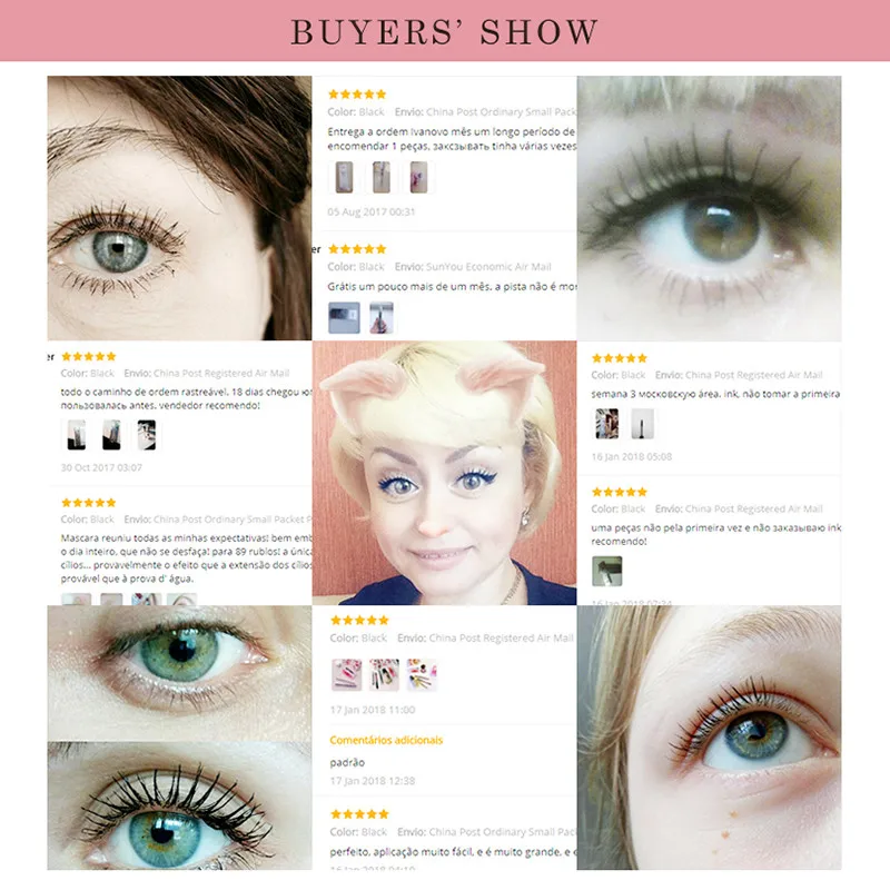 

Menow New Makeup Curling Mascara Large-capacity False Eyelashes Waterproof Anti-sweat Anti-grease Cosmetic Eyes make up