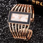 Часы наручные женские кварцевые, брендовые Роскошные Дизайнерские, с браслетом из розового золота