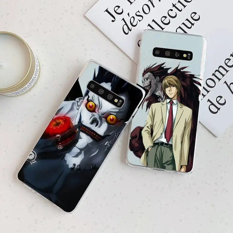 

Anime Manga Death Note Ryuk Phone Case Transparent For Samsung Galaxy A S Note 9 11 10 51 50 71 70 80 20 21 30s ultra plus