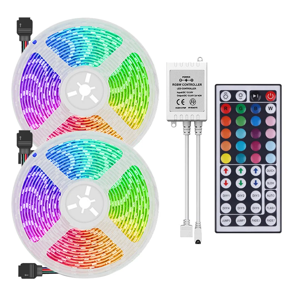 

LED Strip SMD 3528 Light RGB Tape Ribbon Lamp Vintage Cover Bulb Guard Lamp Pendant for TV Desktop Screen Backlight
