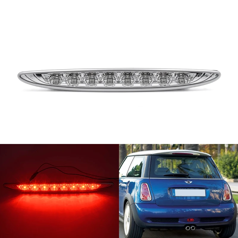 1x подходит для Mini Cooper Gen I R50 R53 Hatchback Base S 2002-2006 Led третий стоп светильник с высоким