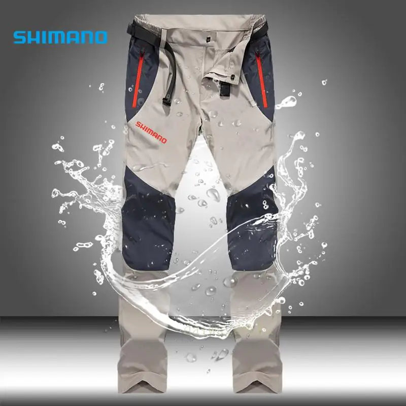 

Shimanos Fishing Wear Quick Dry Pants Fishing Clothing Summer Waterproof Fishing Clothes Men Breathable Outdoor Sport Pants Men