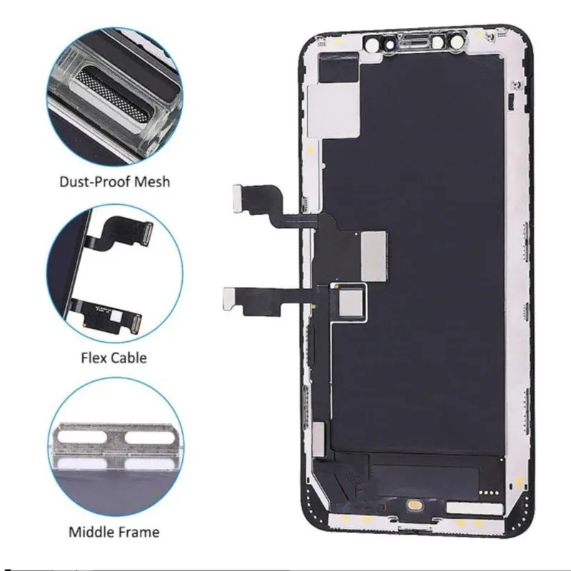 Tested LCD Pantalla For iphone XS MAX OLED Display Touch Screen Digitizer Assembly For iPhone X XS Max Replacement Screen enlarge