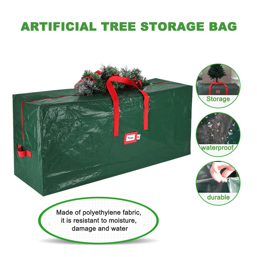 

Christmas Tree Storage Bag Waterproof Dustproof Container Home Quilt Pouch Large-Capacity Quilt Clothes Warehouse Storage Bags