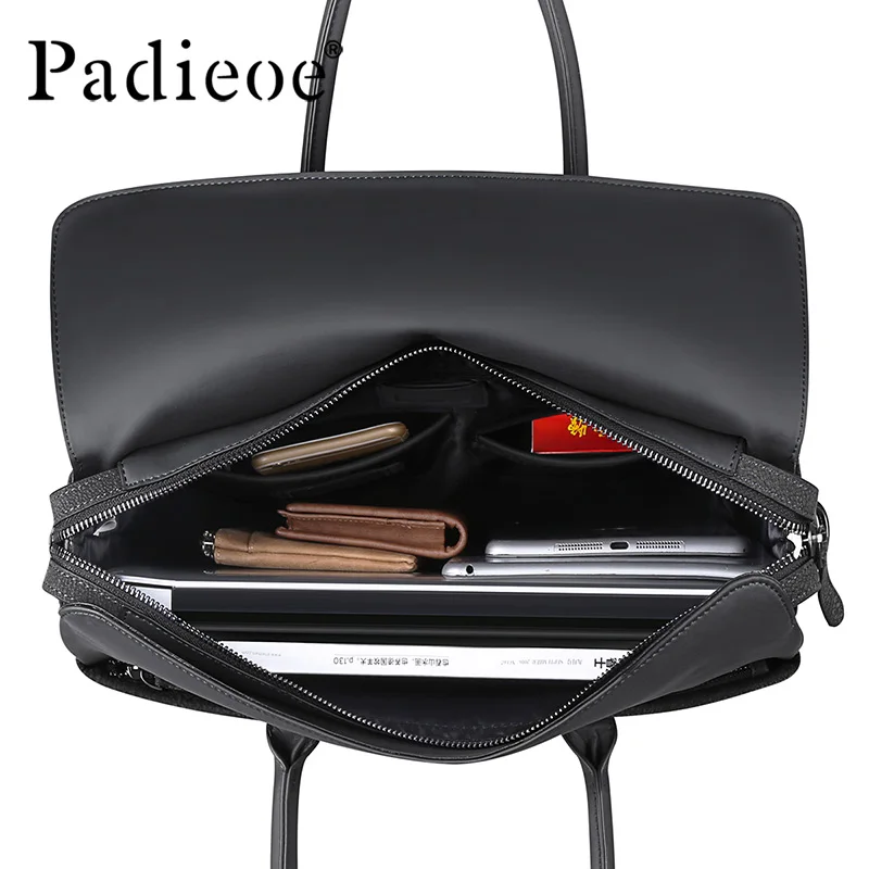 Padieoe men bag briefcase  computer bag messenger handbag purses jobs