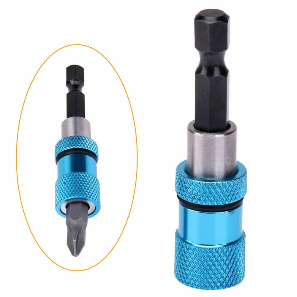 

Magnetic Screw Bit Holder Drywall Hex 66mm length 1/4 Inch Screw Depth Bit