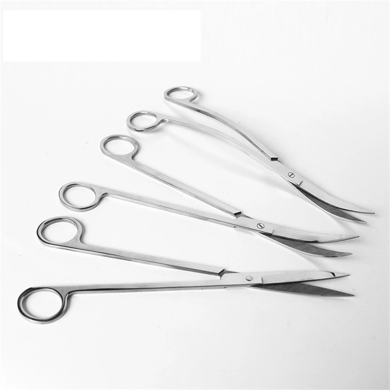 

Professional Aquarium Stainless Steel Long Wave Scissor Mirror Finish 25Cm Water Grass Scissors Aquarium Landscape Trim Tool