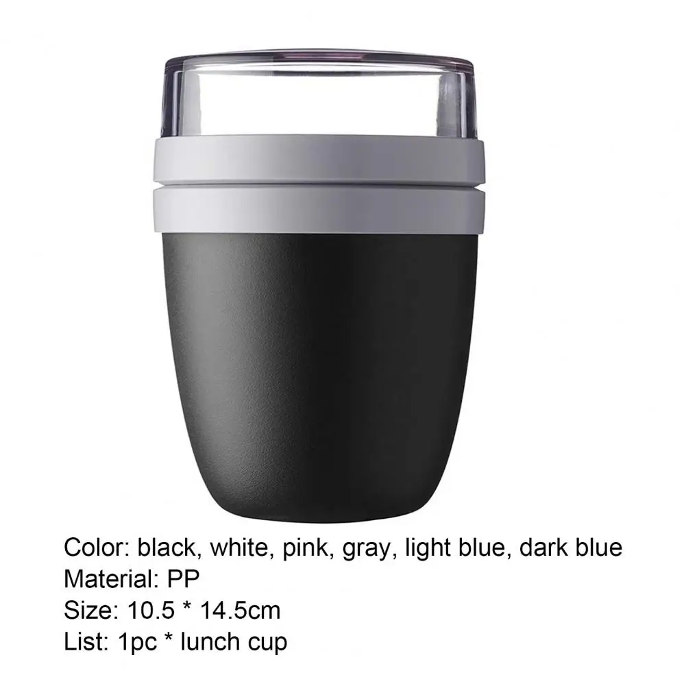 

Creative Travel Preservation Bowl Lunch Cup Bright Color Sealed Lightweight Multifunctional Hot Drink Water Bottle for School