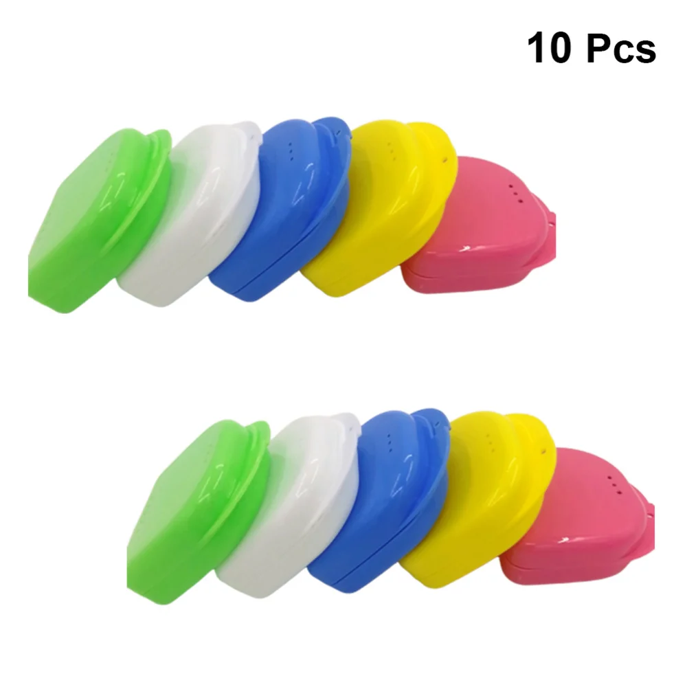 10 шт. альвеола зуба коробка Портативный подтяжки ортодонтический фиксатор