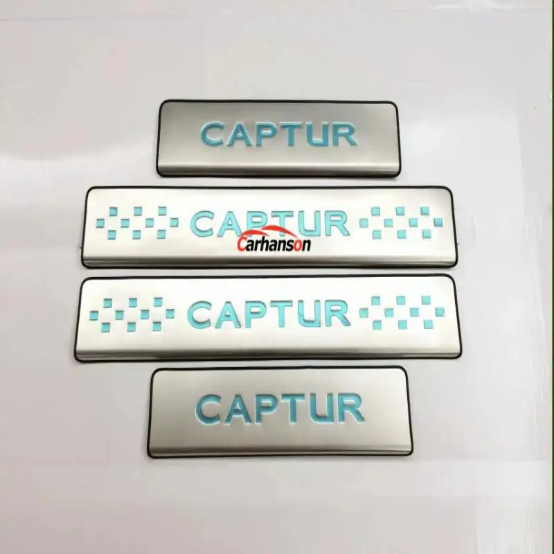 Автомобильные аксессуары для стайлинга Renault Captur 2015 2019 Накладка порога из
