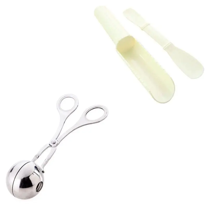 

Stainless Steel Meatball Maker Tool Diy Fish Meat Small Rice Ball Clip Mold Fried Meat Balls Baking Tools For Cakes