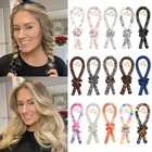 Плойка для волос Slik атласная без тепла, повязка на голову для женщин, лента для завивки волос, резинки для девочек, головные уборы, аксессуары для волос, лента для завивки