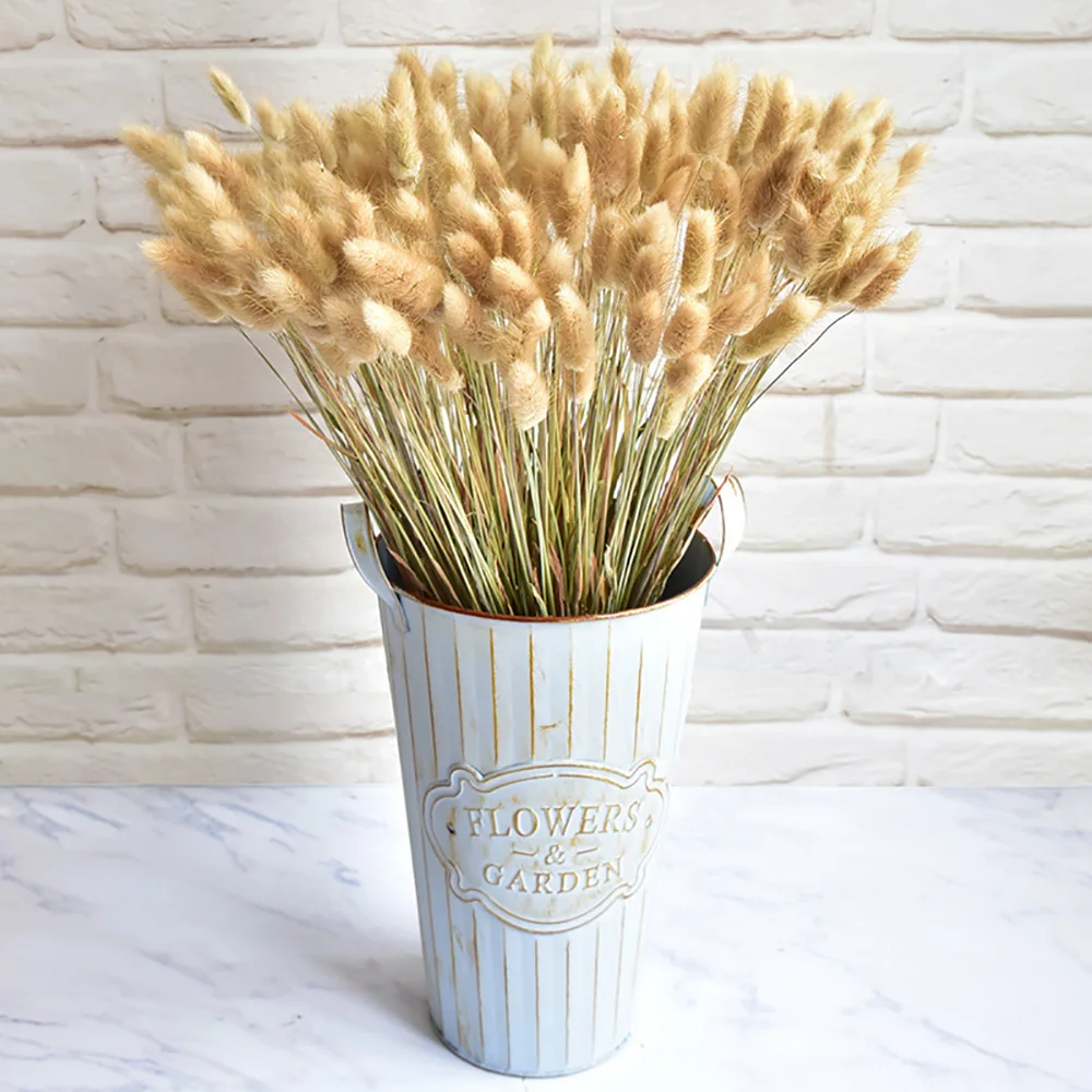

30pcs/60pcs Home Decoration Rabbit Tail Grass Pure Dried Bouquets Artificial Flowers Can Be Put In A Vase For Wedding Birthday