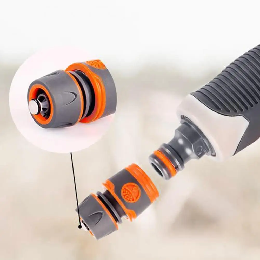 

Hose Connector Easy to Install Durable ABS Practical Hose Quick Connector for Garden