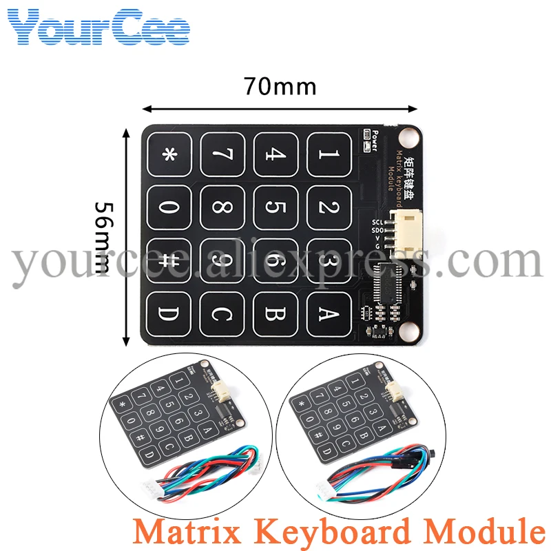 4x4 4*4 матричная кнопка клавиатура переключатель массив модуль 16 клавиш емкостная