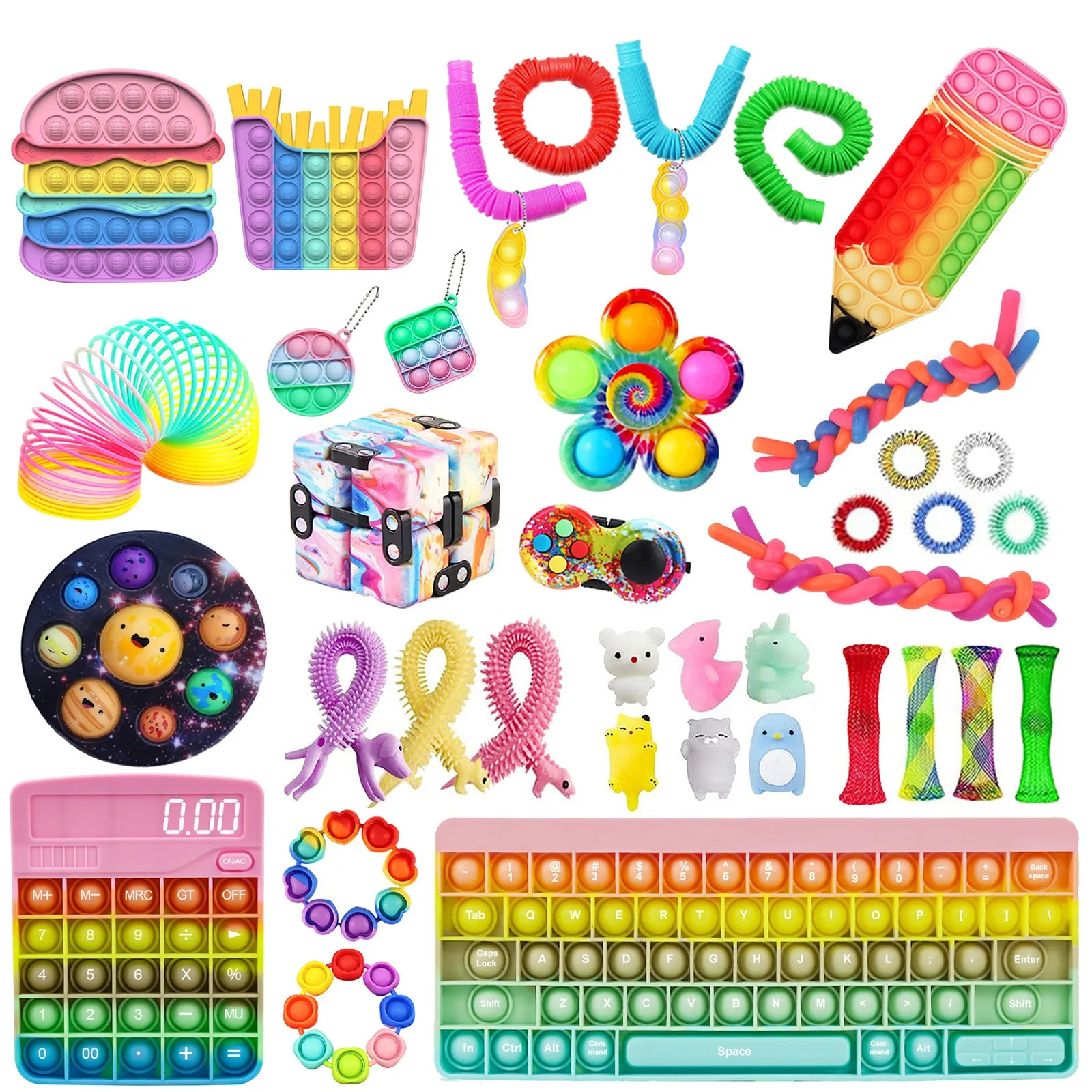 

Halloween Infinite Block Stress Children's Adult Decompression Toy Set Gift Silicone Toy Decompression Toy Anxiolytic Tool