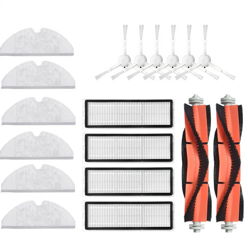 

High Quality Side Roller HEPA Filter Main brush Mop kit For XIAOMI MIJIA 1C 1T STYTJ01ZHM and STYTJ02ZHM Vacuum Cleaner Parts