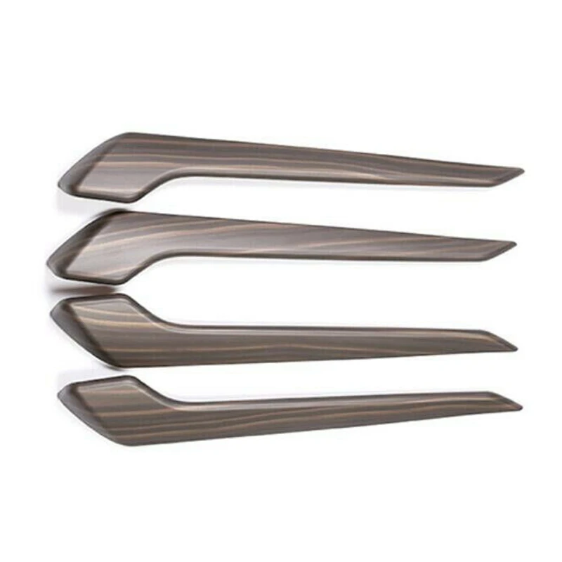 4 шт. ABS внешний вид из древесины автомобиля внутренняя дверная панель